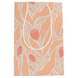 Blumenmuster Mittlere Geschenktüte