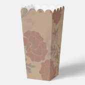 Blumenmuster, Mocha mousse Farbe Geschenkschachtel (Rückseite)