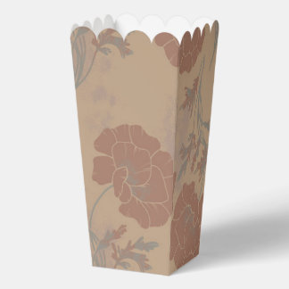 Blumenmuster, Mocha mousse Farbe Geschenkschachtel