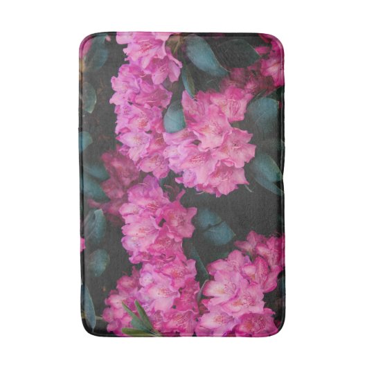 Blumenmuster-Mode-Dekorative abstrakt Badematte (Vorderseite Vertikal)