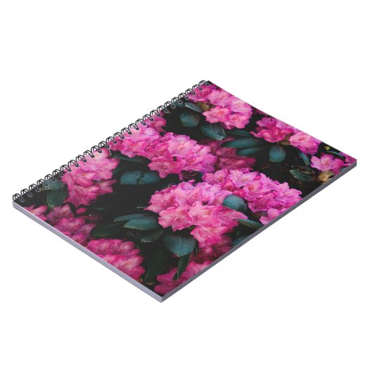 Blumenmuster-Mode-Dekorative abstrakt Notizblock (Linke Seite)