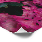 Blumenmuster-Mode-Dekorative abstrakt Poster (Ecke)