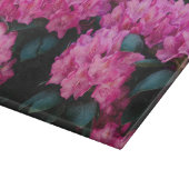 Blumenmuster-Mode-Dekorative abstrakt Schneidebrett (Ecke)