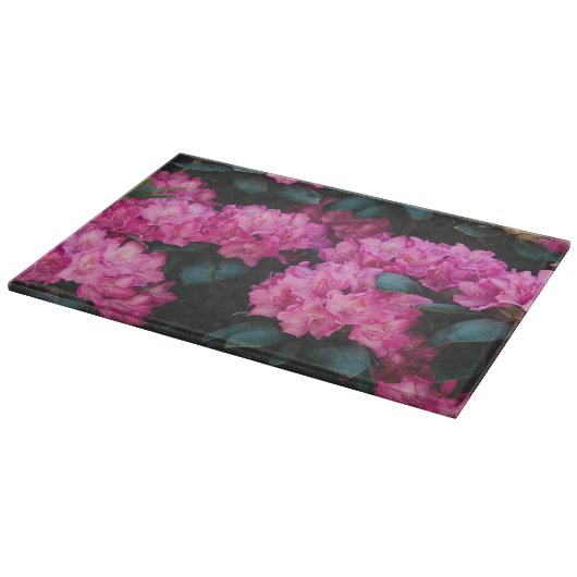 Blumenmuster-Mode-Dekorative abstrakt Schneidebrett (Ecke)