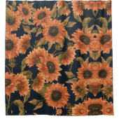 Blumenmuster-Mode-Dekorative tropisch Duschvorhang (Vorderseite)