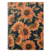 Blumenmuster-Mode-Dekorative tropisch Notizblock (Vorderseite)