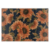 Blumenmuster-Mode-Dekorative tropisch Schneidebrett (Vorderseite)