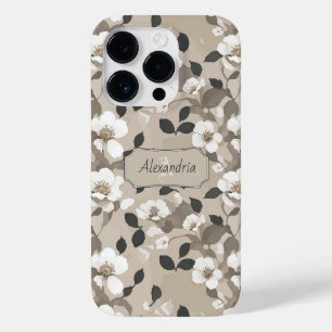 Blumenmuster Moderne Minimalistische wilde Rosen Case-Mate iPhone 14 Pro Hülle