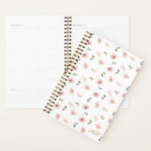 Blumenmuster Monogramm Anfangsbuchstaben Blush Planer (Anzeige)