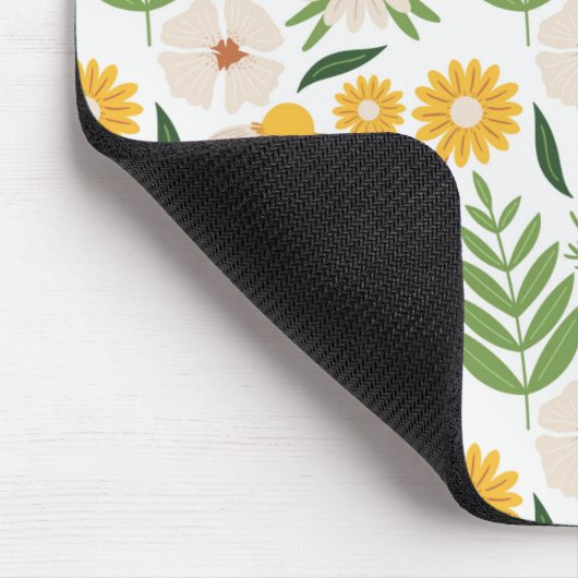 Blumenmuster Mouse Pad Mousepad (Ecke)