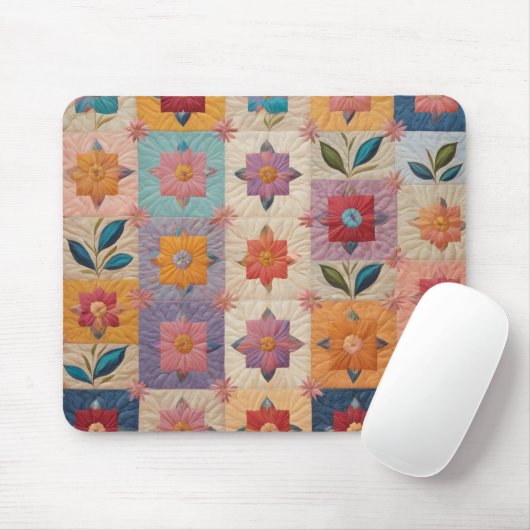 Blumenmuster Mousepad (Mit Mouse)