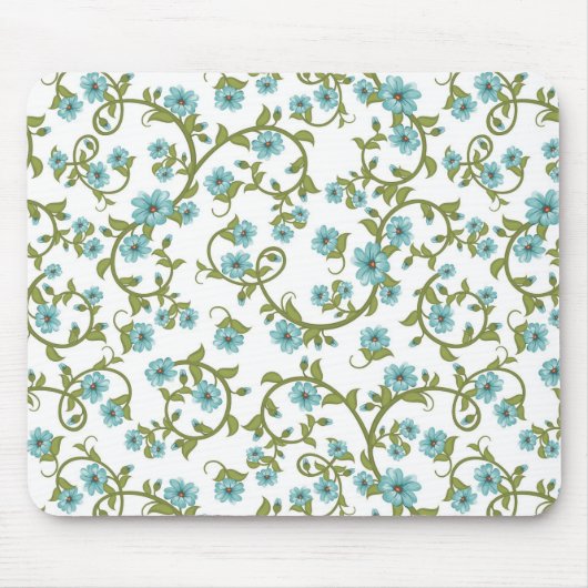 Blumenmuster Mousepad (Vorne)