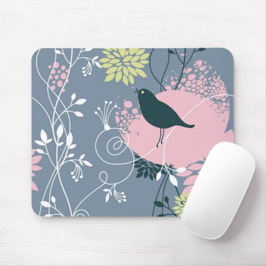 Blumenmuster Mousepad (Mit Mouse)