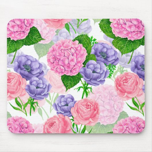 Blumenmuster Mousepad (Vorne)