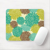 Blumenmuster Mousepad (Mit Mouse)