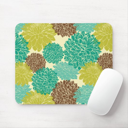 Blumenmuster Mousepad (Mit Mouse)