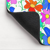 Blumenmuster Mousepad (Ecke)