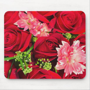 Blumenmuster mousepad