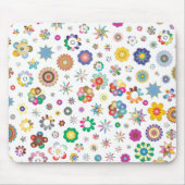 Blumenmuster Mousepad (Vorne)