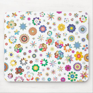 Blumenmuster Mousepad