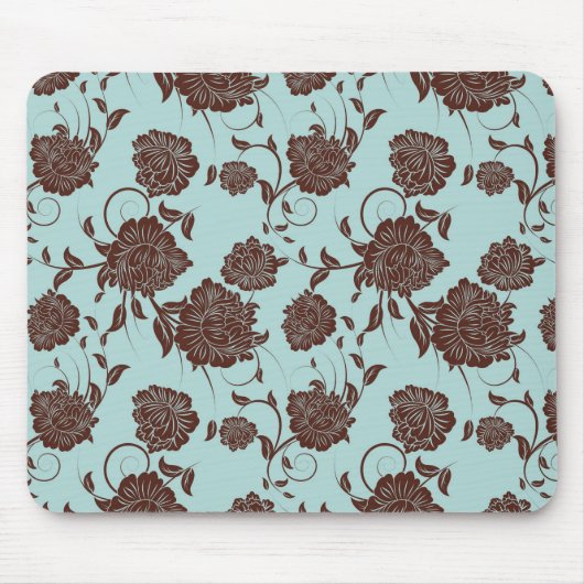 Blumenmuster Mousepad (Vorne)