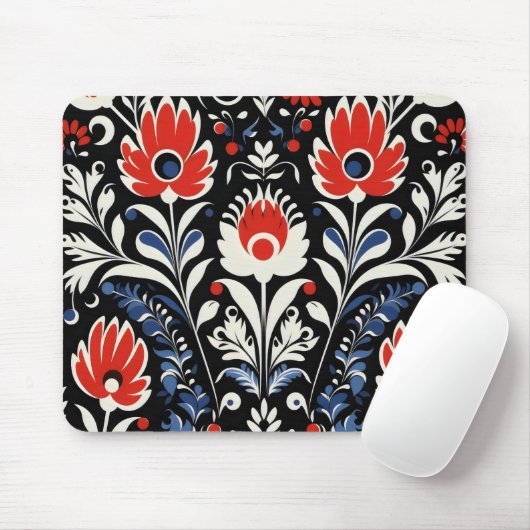 Blumenmuster Mousepad (Mit Mouse)