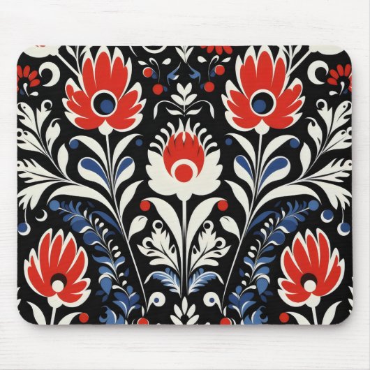 Blumenmuster Mousepad (Vorne)