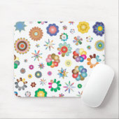 Blumenmuster Mousepad (Mit Mouse)