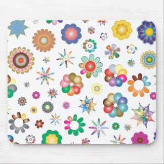 Blumenmuster Mousepad