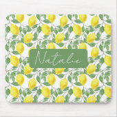 Blumenmuster-Mousepad in Aquarellfarbe Mousepad (Vorne)