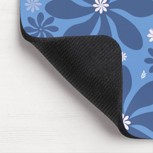 Blumenmuster-Mousepad - Stilvolle Schreibtischzugr Mousepad (Ecke)