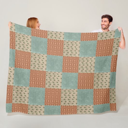 Blumenmuster Muster Blanket Fleecedecke (Beispiel)