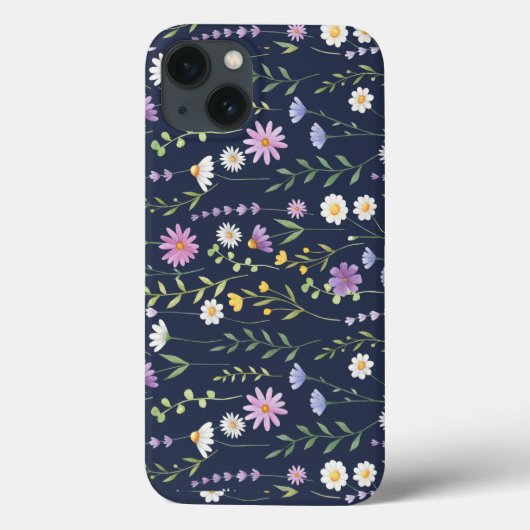 Blumenmuster-Muster-Fashion-Frühlingsblumen Case-Mate iPhone Hülle (Rückseite)