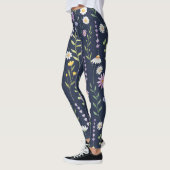 Blumenmuster-Muster-Fashion-Frühlingsblumen Leggings (Links)