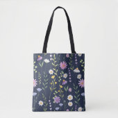 Blumenmuster-Muster-Fashion-Frühlingsblumen Tasche (Vorderseite)