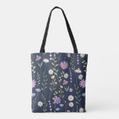 Blumenmuster-Muster-Fashion-Frühlingsblumen Tasche (Rückseite)