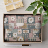 Blumenmuster Musterpapier Seidenpapier (Geschenk)