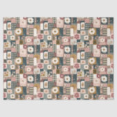 Blumenmuster Musterpapier Seidenpapier (Vorderseite)