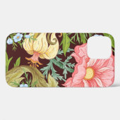 Blumenmuster nahtlos Hintergrund mit In Art Case-Mate iPhone Hülle (Rückseite (Horizontal))