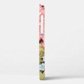 Blumenmuster nahtlos Hintergrund mit In Art Case-Mate iPhone Hülle (Rückseite / Links)