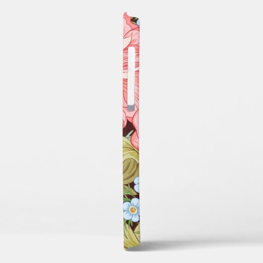 Blumenmuster nahtlos Hintergrund mit In Art Case-Mate iPhone Hülle (Rückseite / Links)