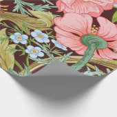 Blumenmuster nahtlos Hintergrund mit In Art Geschenkpapier (Ecke)