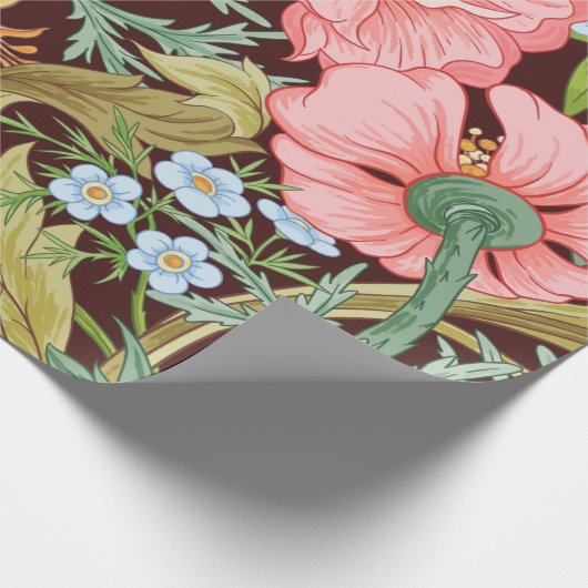 Blumenmuster nahtlos Hintergrund mit In Art Geschenkpapier (Ecke)