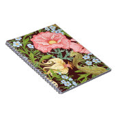 Blumenmuster nahtlos Hintergrund mit In Art Notizblock (Rechte Seite)