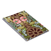 Blumenmuster nahtlos Hintergrund mit In Art Notizblock (Rechte Seite)