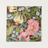 Blumenmuster nahtlos Hintergrund mit In Art Wandteppich (Vorderseite (Horizontal))