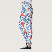 Blumenmuster: Nahtlose Blätter Leggings (Links)