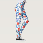 Blumenmuster: Nahtlose Blätter Leggings (Rechts)