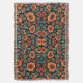Blumenmuster Nasturtium-Blume Decke (Vorderseite Vertikal)