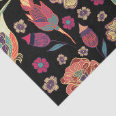 Blumenmuster | Naturlich Inspiriert Kunstwerk Seidenpapier (Detail)